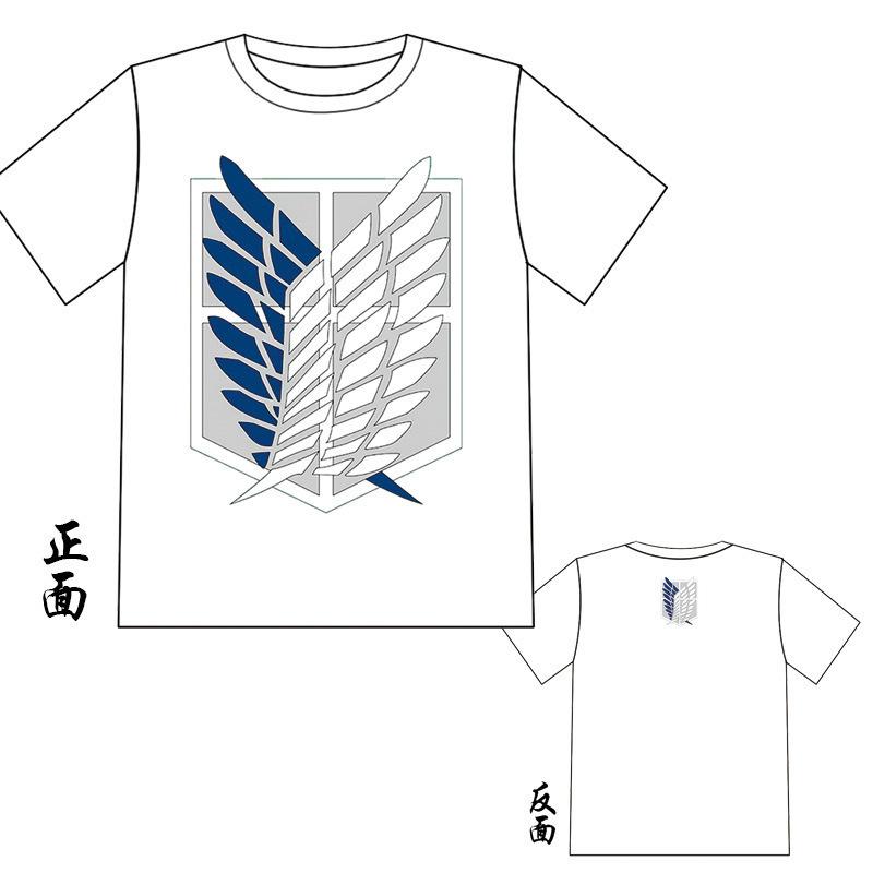 Attack on Titan 3D Pattern T-Shirt, Fashion Streetwear Graphic Tee, Lightweight Polyester Short Sleeve, Hip Hop Style Tops