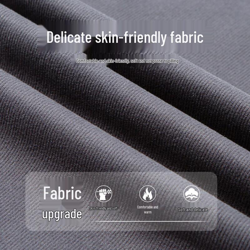 Hodo Men's Brushed Warm Business Casual Trousers