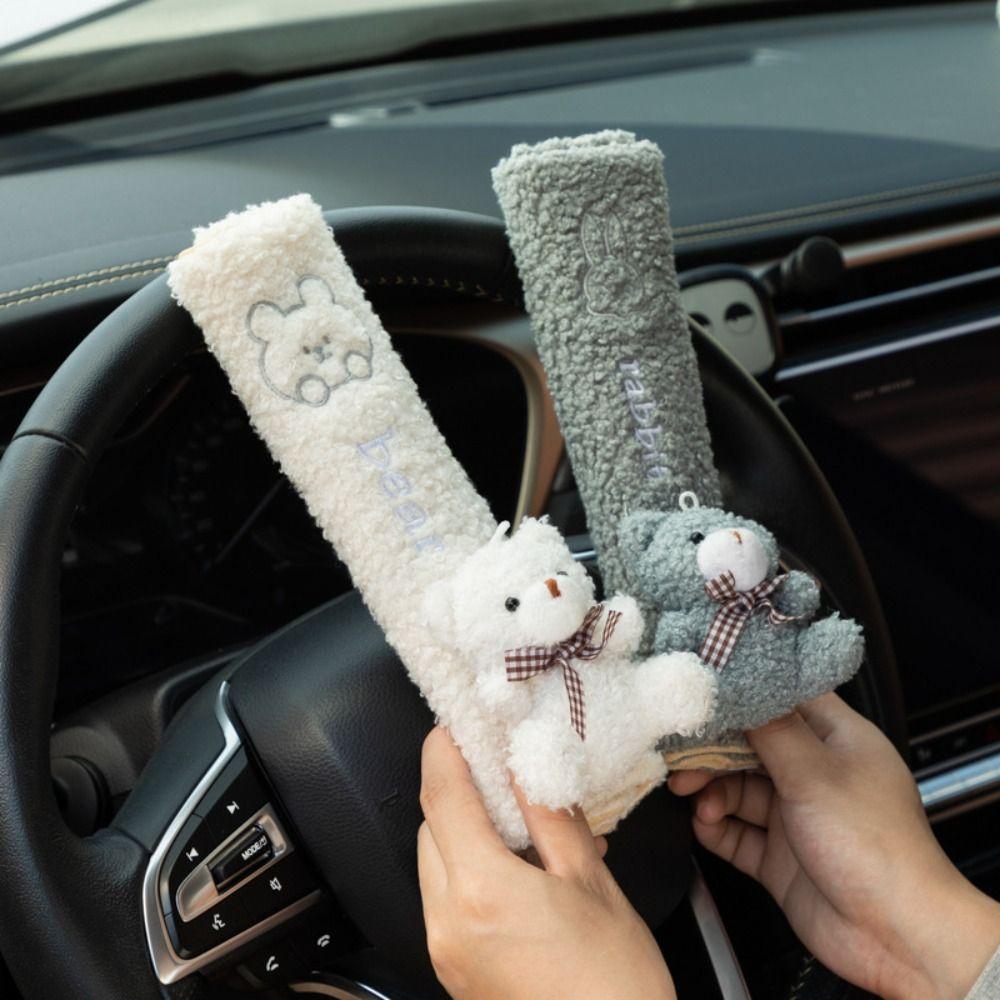 Cartoon Seat Belt Shoulder Guard Polyester Seat Belt Protector New Car Shoulder Protector Car