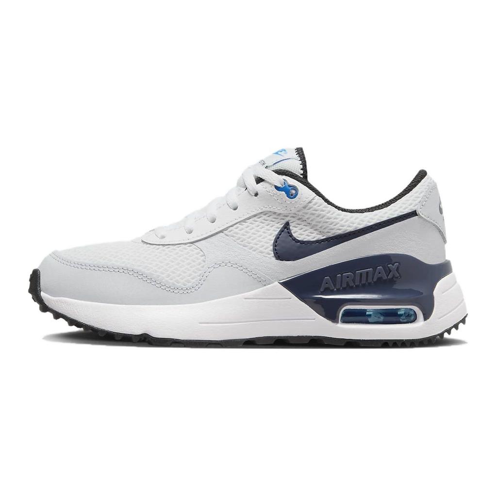 Nike Air Max SYSTM GS White Thunder Blue Kids Sneakers Football-Grey Photo-Blue DQ0284-112