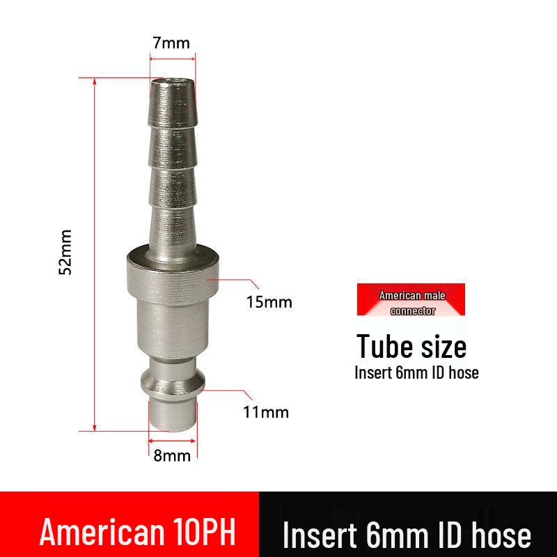 American NPT Quick Self-Locking Pneumatic Connector for Small Air Hammer Tools