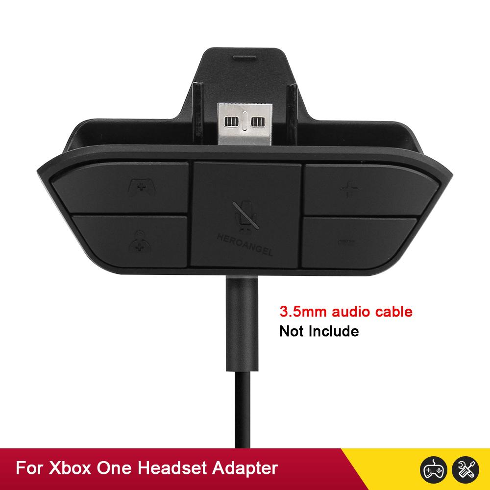 Stereo-Headset-Adapter Audio-Balance-Regler Headset-Konverter-Adapter 3,5-mm-Audiobuchse für Xbox One Gamecontroller