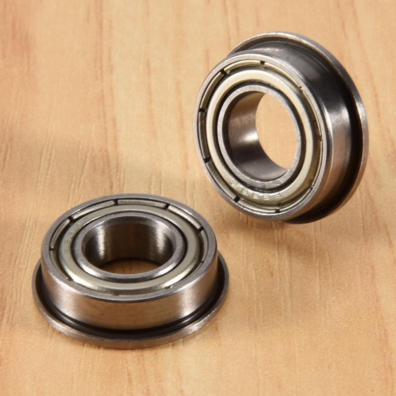 10 Pezzi F688ZZ Cuscinetti a Sfere Radiali Flangiati Cuscinetto a Sfere Flangiato Radiale in Metallo Acciaio Doppiamente Schermato, 8 X 16 X 5mm Per Motore
