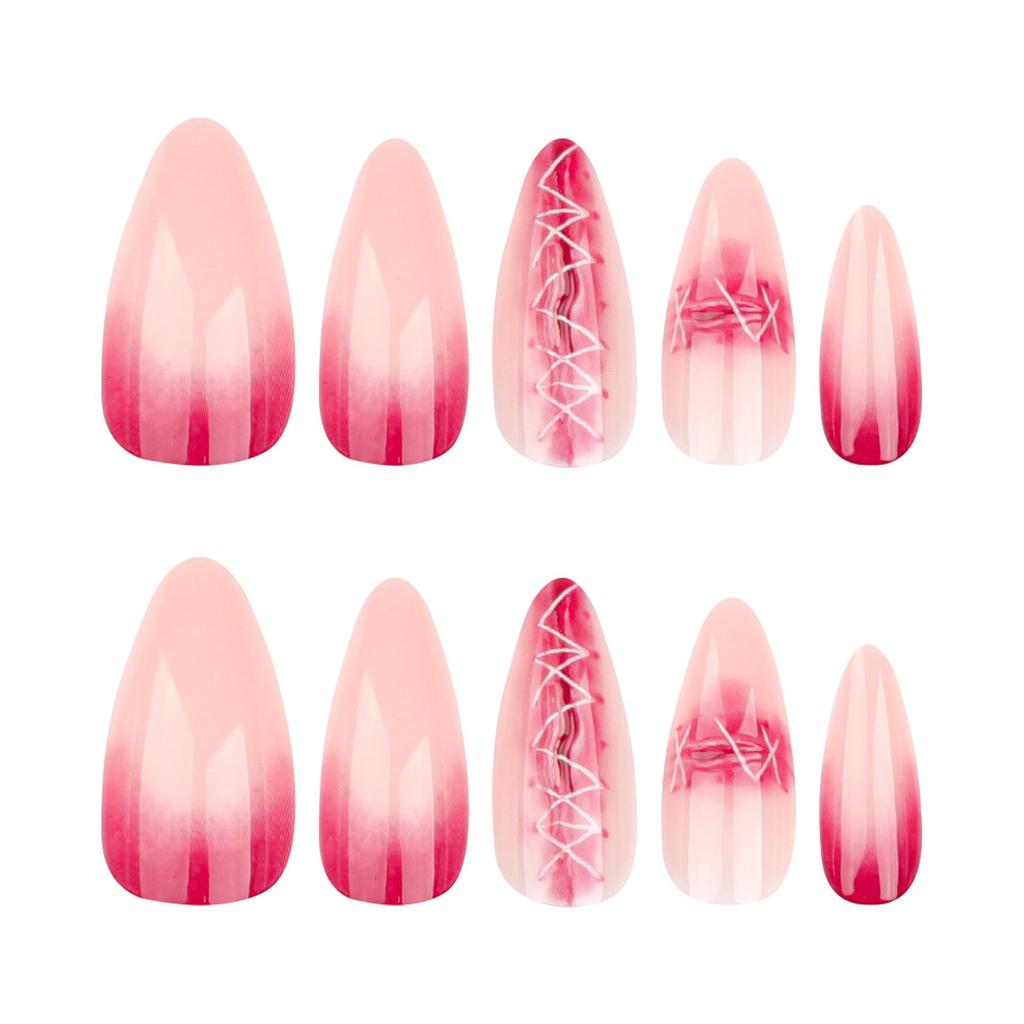 2024 New 3D Gradient Ombre Halloween Wearable False Nails – Hot Seller In Europe and America.