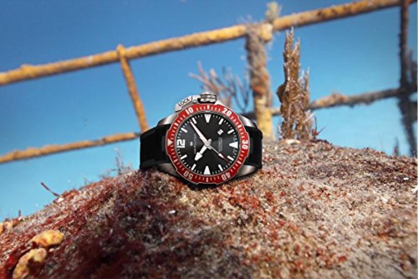 HAMILTON Watch Genuine Warranty Khaki Navy Open Water Divers H77805335 Imported [Hamilton] Men's [Regular Product]