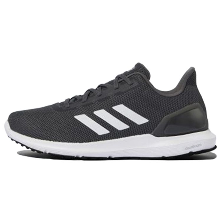 Adidas Neo Cosmic 2 Round Toe Lace-Up Fabric Breathable Low-Top Running Shoes Men Sneakers Black B44881