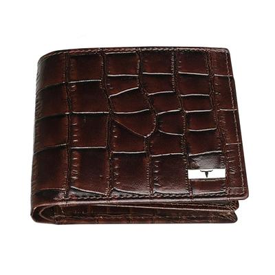Portfel skórzany Carl Printed Brown dla mężczyzn