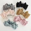 Back Shark Women's Large Clip Barrettes Clip Hairpin Double-Sided Sweet Solid Color Bow Claw