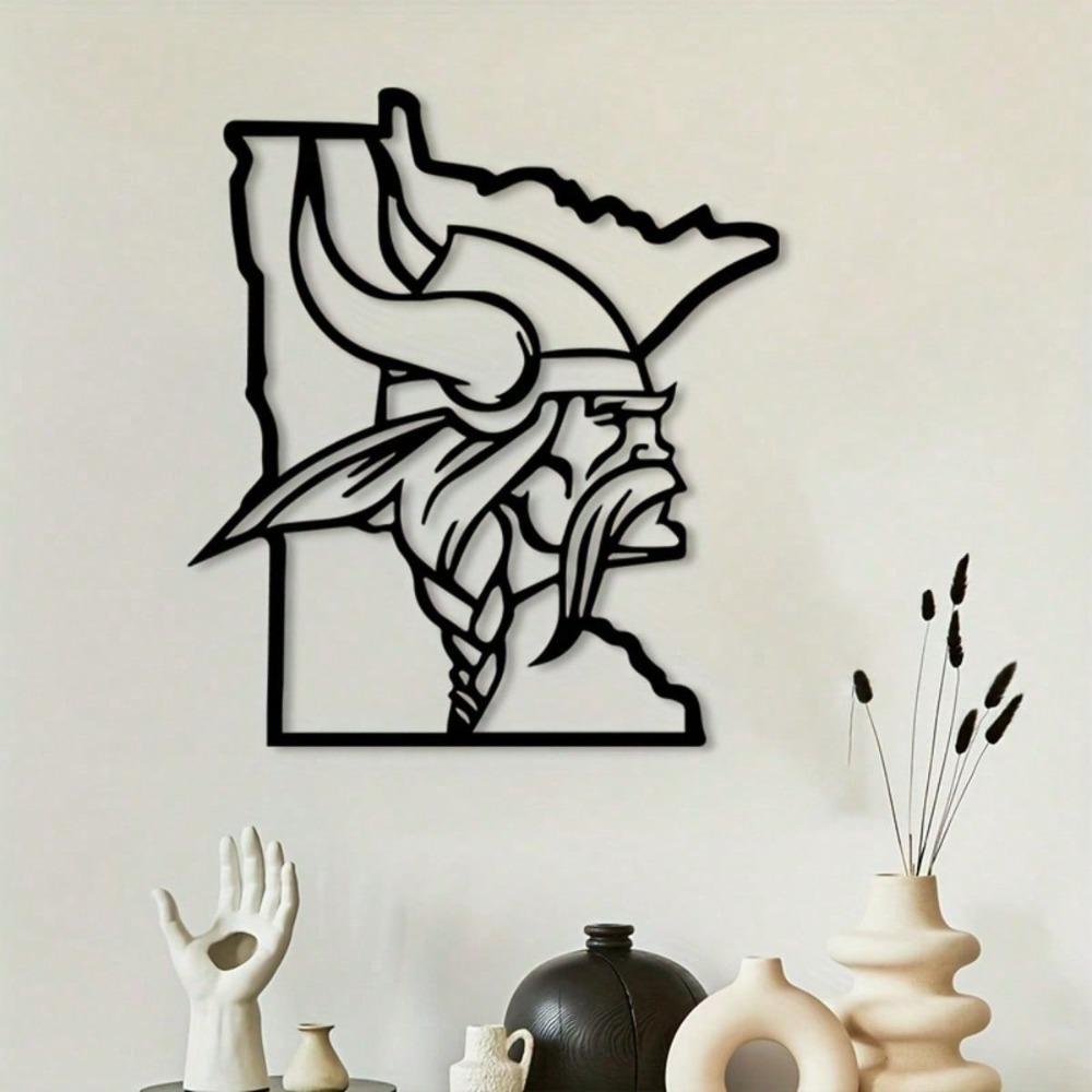 Minnesota Metal Wall Art Sports Fan Sculpture Living Room Decor Gift