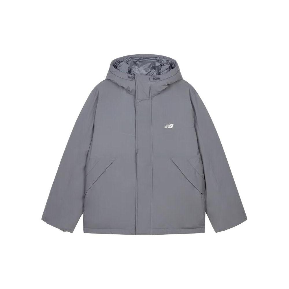 New Balance Winter Windproof Down Jacket Asia Sizing Grey Men s AMJ33322-TTM XL
