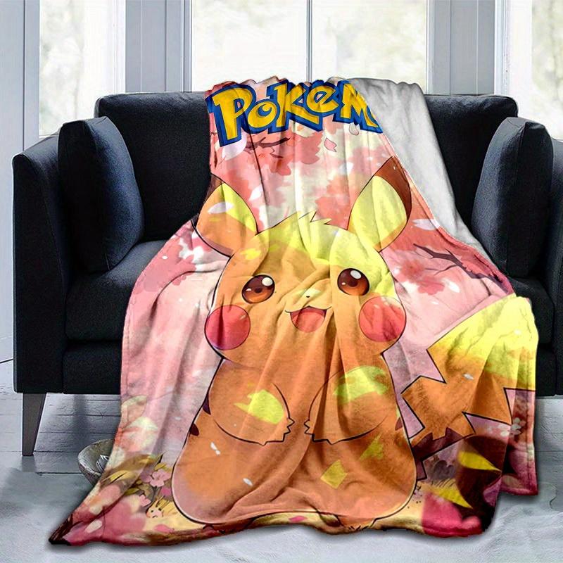1pc, Pikachu Pokémon Home Decor Blanket, Soft Throw for Couch, Bed, Car, Travel, Camping, Office Nap, Gift Idea for FriendsA068