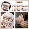 High-End Handmade Nail Art: Pure Desire Style Rhinestone Nail Stickers Collection.
