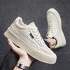 New Men's Retro Minimalist Skate Shoes Solid Color Lace-Up Low Top Canvas Sneakers for All-Occasion Street Style Everyday Wear