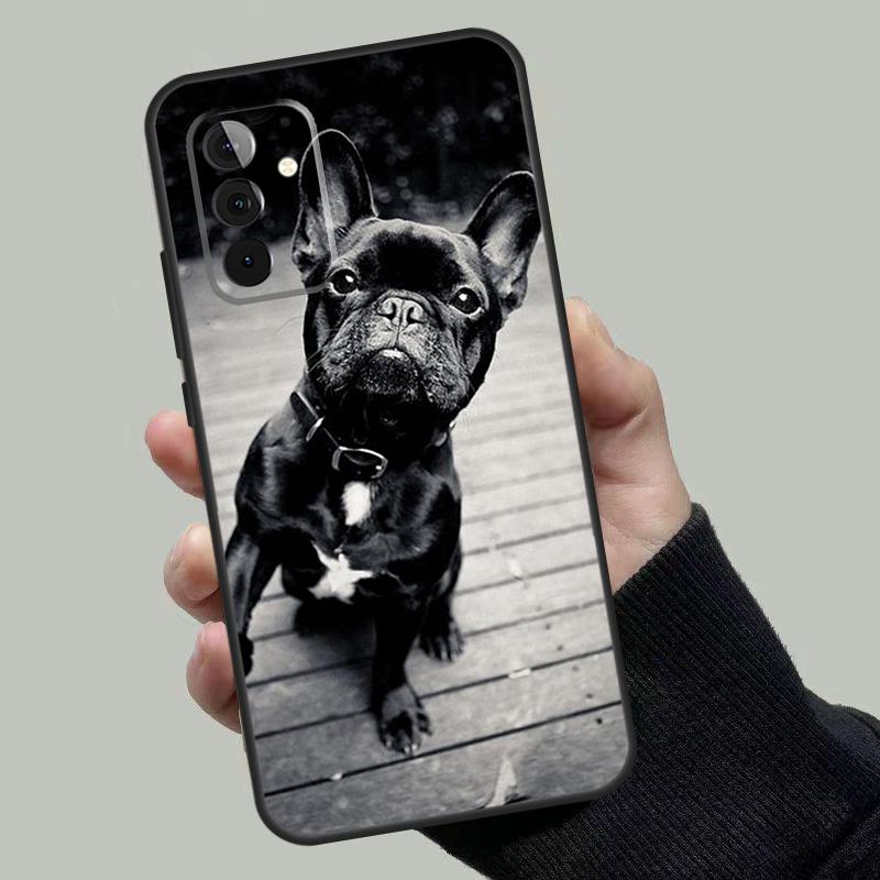 Funny French Bulldog Case For Samsung Galaxy A55 A35 A15 A52 A32 A12 A16 A26 A36 A56 A53 A33 A13 A14 A34 A54 A17