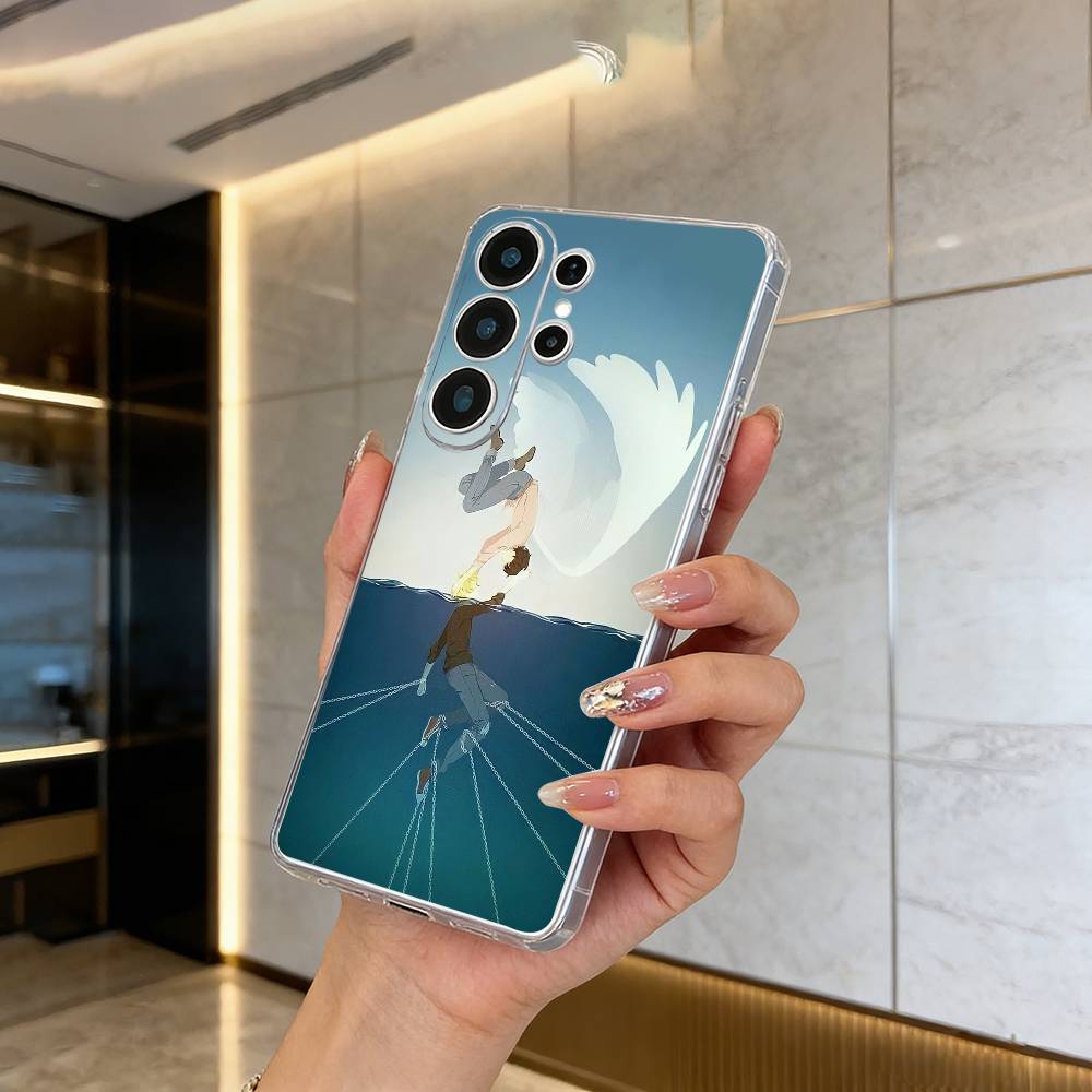 

B-BANANA- FISH Clear Phone Case for Samsung S25, S24, S21, S22, S23, S30, Ultra, S20, Plus, FE, Lite Samsung S205G