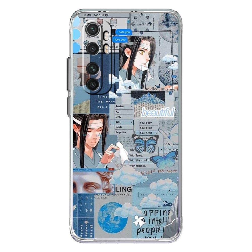 MDZS Anime Mo Dao Zu Shi Phone Case For Xiaomi Mi 12T 10 12 Lite 11 Ultra 11X 11T Pro 11i Poco X4 X3 NFC F3 M3 M4 5G Clear Cover