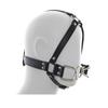 VaHppy Gag Máscaras Sexo Oral Jogos de Casal Role Play Cosplays Rainha Condicionamento Escravo de Cão PU Silicone Ossos de Cão Bolas de Sucção Argola O Bondage