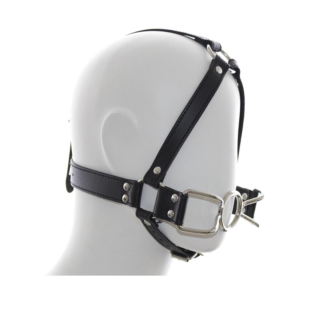 VaHppy Gag Máscaras Sexo Oral Jogos de Casal Role Play Cosplays Rainha Condicionamento Escravo de Cão PU Silicone Ossos de Cão Bolas de Sucção Argola O Bondage