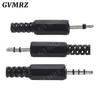 5PCS/lot 3.5mm 1/8 "Single/Double Channel Stereo Plug Welding Type Audio Male Plug 3.5 Socket 2 3 4 Section adapter connectors