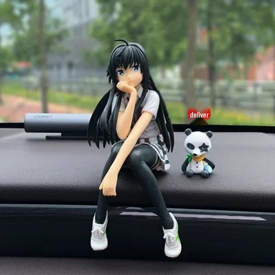 Luffy Yukino One Piece Dashboard Ornament - Cute Car Decoration Figure