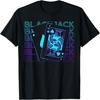 Blackjack Pik Bube Pik As Retro T-Shirt