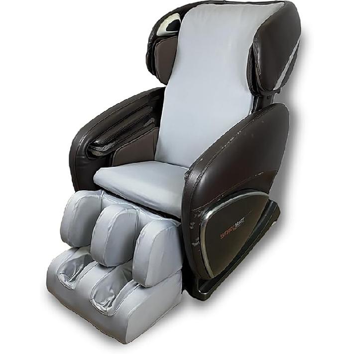 Massage Chair Cover, Slipcover Recliner Dustproof Protector Zero Gravity Recliner Chair Covers, Including Main Cover and Split Foot Cover,Black