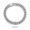 Bracciale a doppia fila intrecciato in acciaio inossidabile con chiusura magnetica in lega a squama di pesce anteriore e posteriore con gioiello a chiglia Nuovo modello