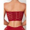 Mesh Hollow Summer Strapless Wrap Bra