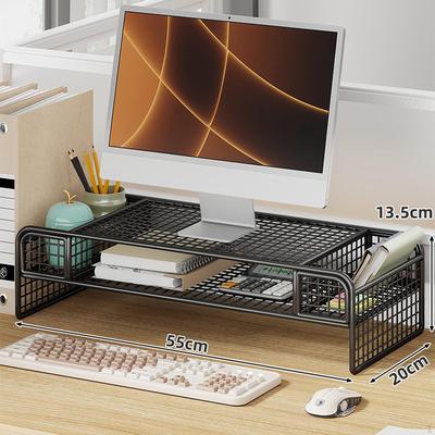 Monitor Stand Riser Computer Laptop Rack Notebook Desk Organizer for