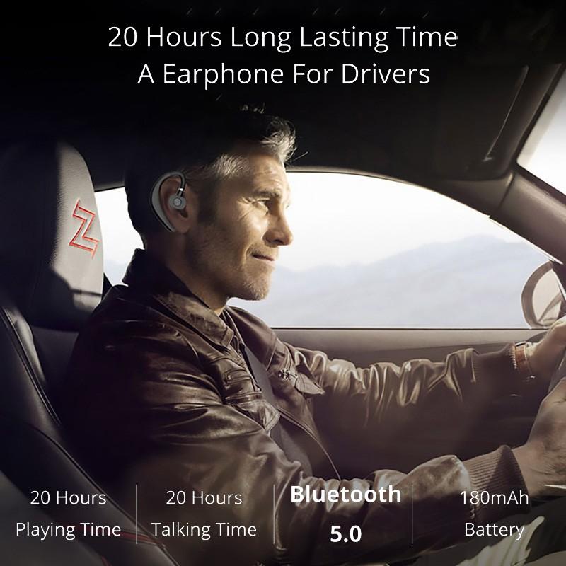 Bezdrátová sluchátka s jedním uchem Bluetooth Headset Bezdrátová obchodní sluchátka Vodotěsná sportovní sluchátka s mikrofonem