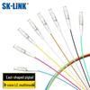 SK-LINK Pigtail de Fibra Multimodo OM2 de 8 Fibras para Grau de Operadora LC