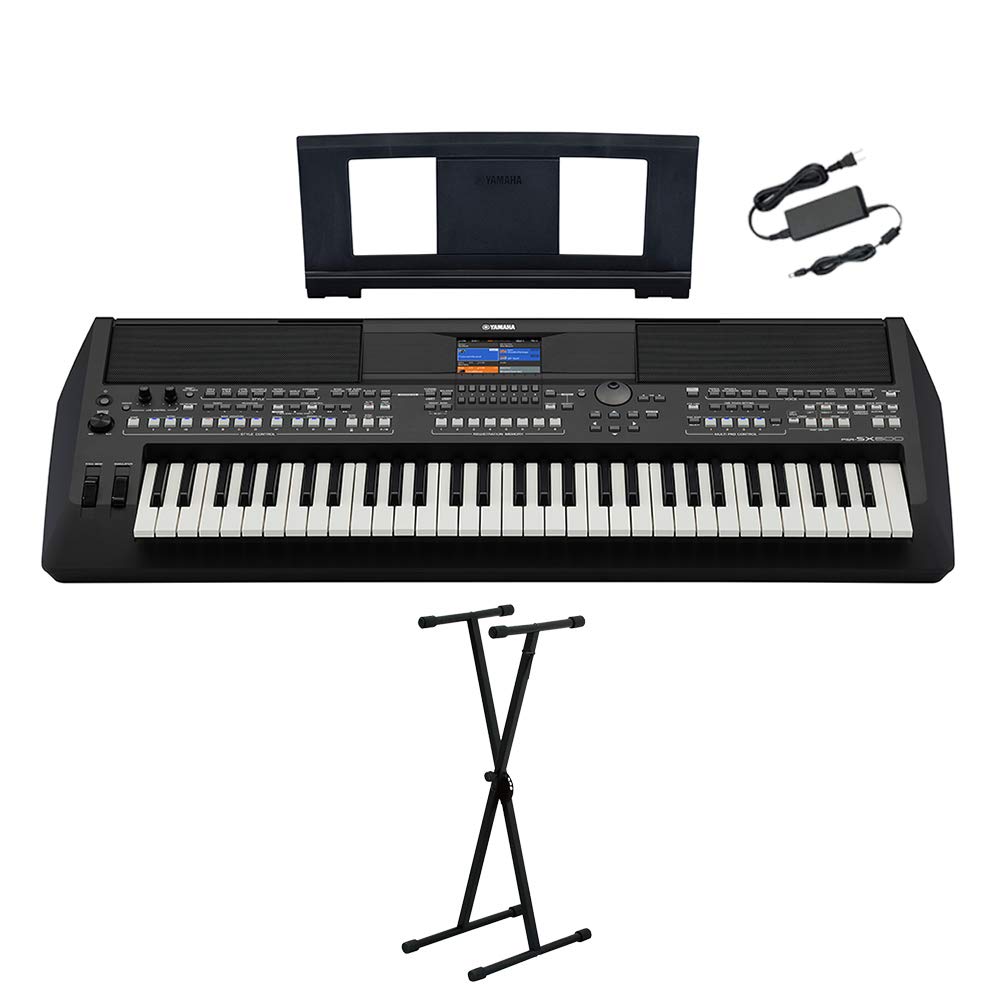 

YAMAHA PSR-SX600 X stand set 61 keys portable Yamaha keyboard