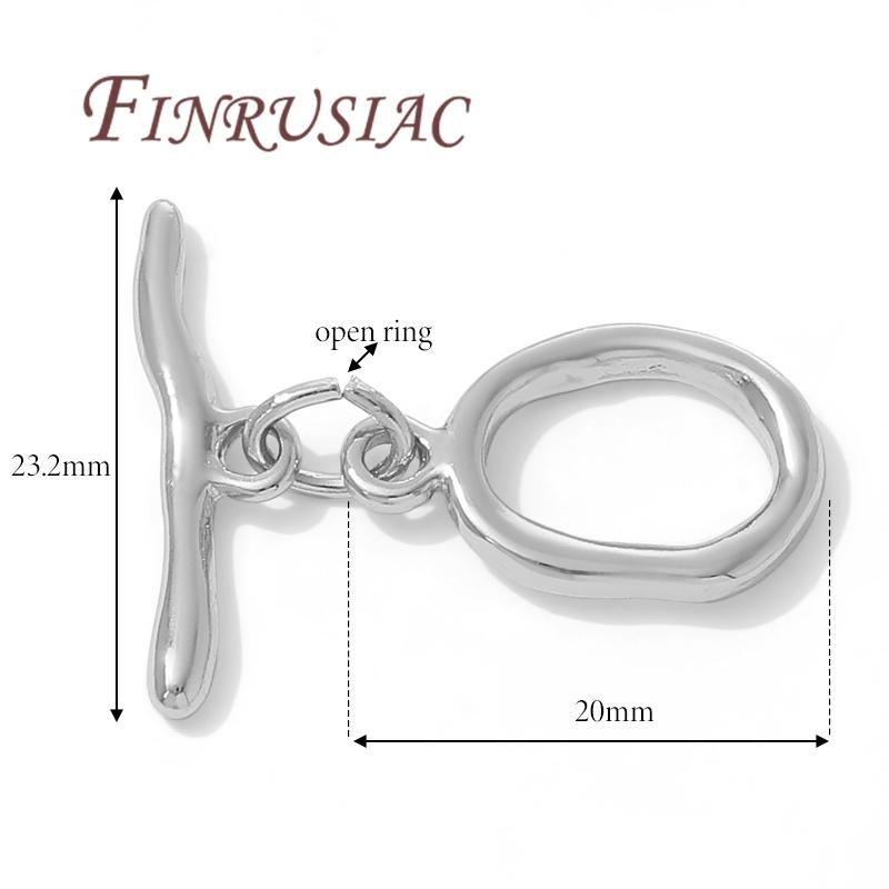 18K Gold Plated Toggle Clasp For Jewelry,Bracelets Locks,OT Clasp For Jewellery,Necklace Clasps Connectors,DIY Accessories