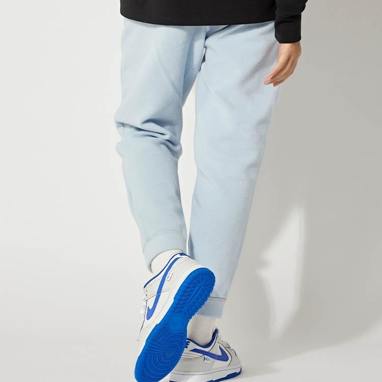 Nike Knitted Sweatpants Women's Light Blue Moderate Cuffed Pants DO6969-418