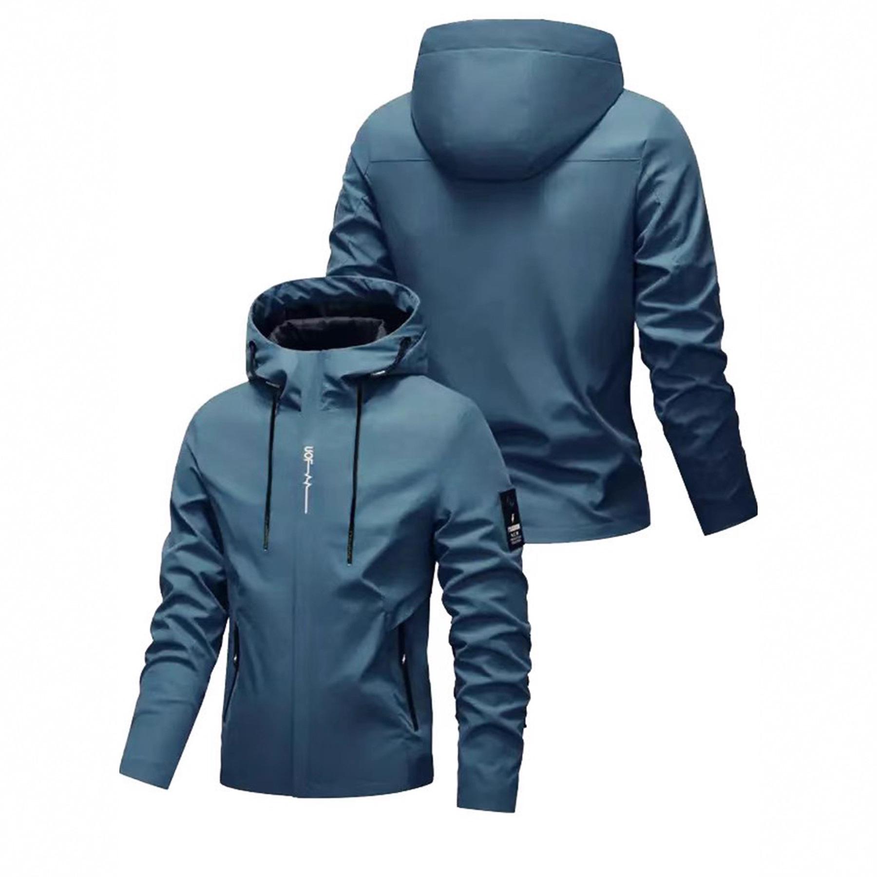 Korean Style Casual Plus Size Lightweight Men s Windbreaker Jacket for Outdoor Travel S