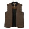 Wollmantel Herren Herbst und Winter Schal Weste Daunenfutter Business Casual Einreiher Beidseitiger Wollmantel