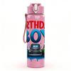 1PC Birthday Boy Car Truck Pattern 750ml Color Plastic Sports Water Bottle Leakproof Flip Straw Lid Suitable for Sports Office Home Use