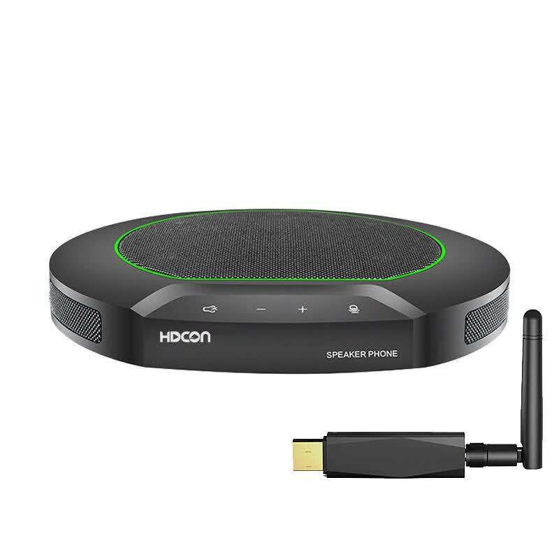 HDCON A750W Enhanced 2.4G Wireless Omnidirectional Conference Microphone with Speaker (CN version)