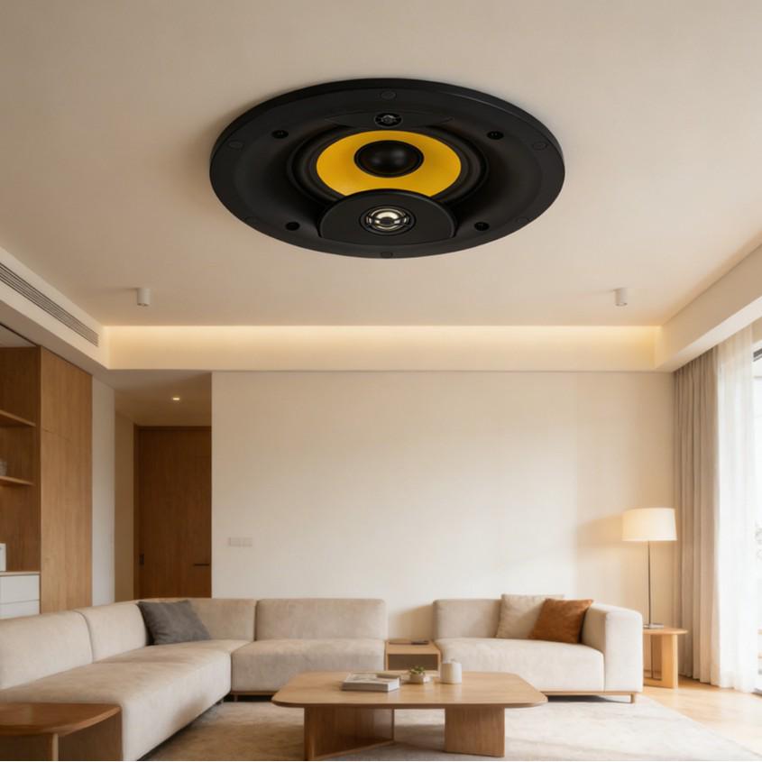 

Tianlai TL-925 Ceiling Speaker: 5-inch 30W Built-in Speaker for Home, Shop, or Meeting Room Audio.