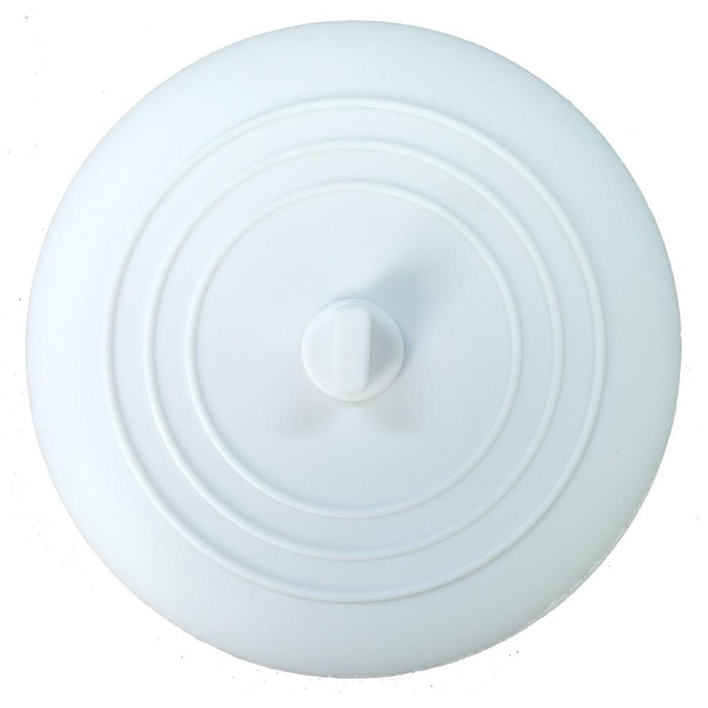 Silicone 15.2cm Sink and Floor Drain Stopper - Anti-odor Water Blocking Cover.