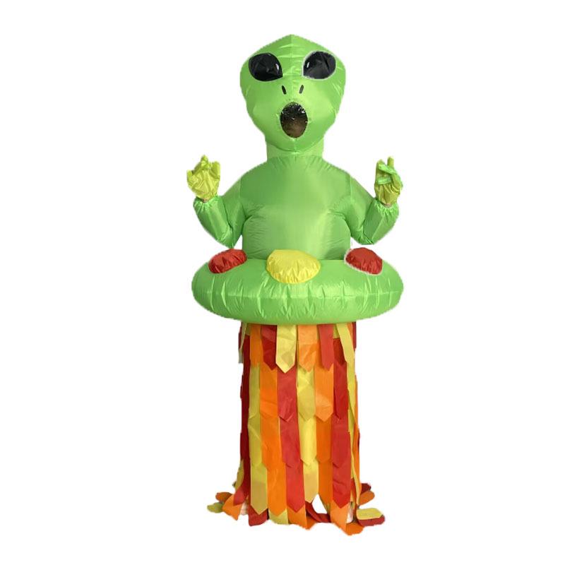 Inflatable Alien Carry-Me Costume for Halloween and Parties