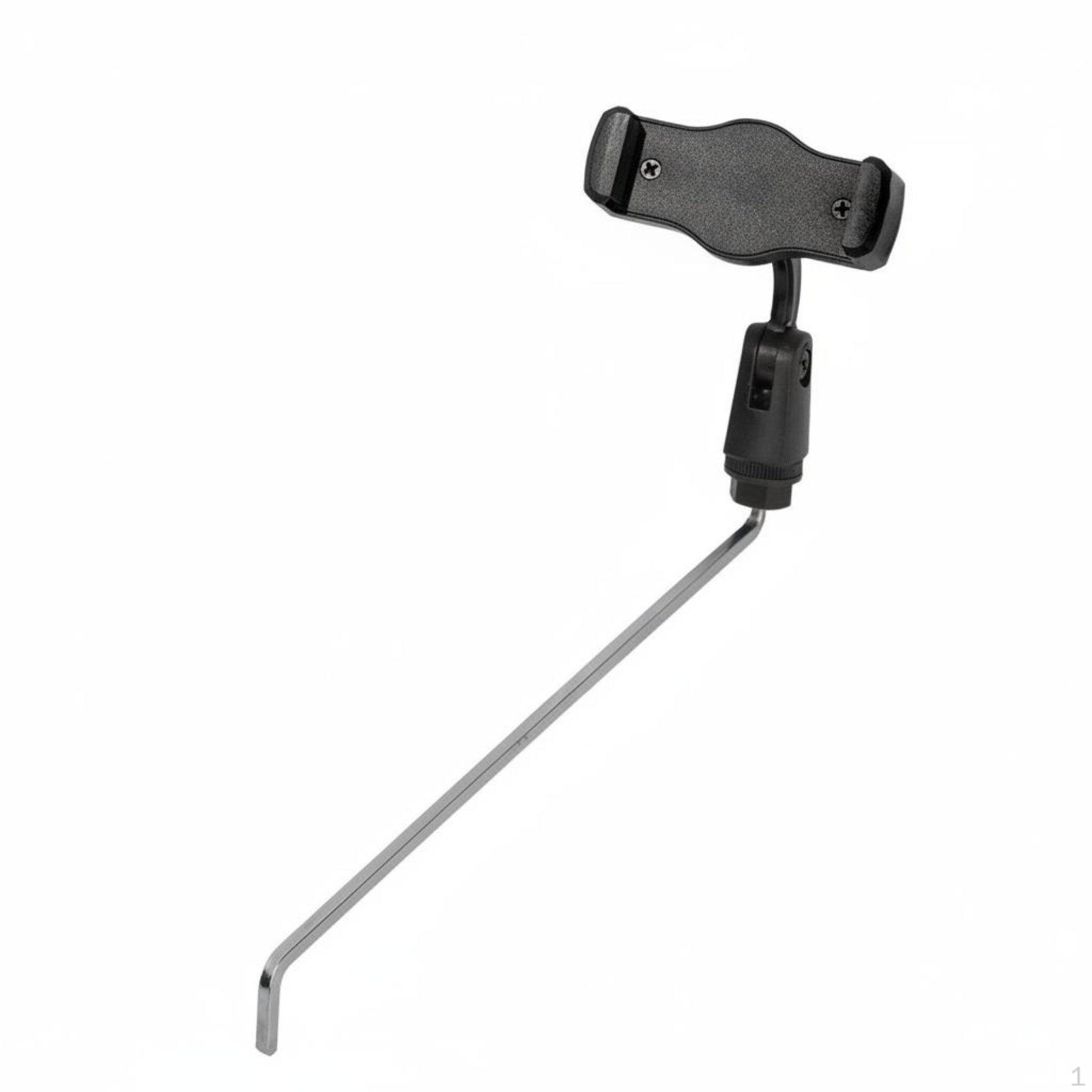Saxophone Phone Holder Hands Alto Tenor Clip Adjustable View Sax Lyre Mount for