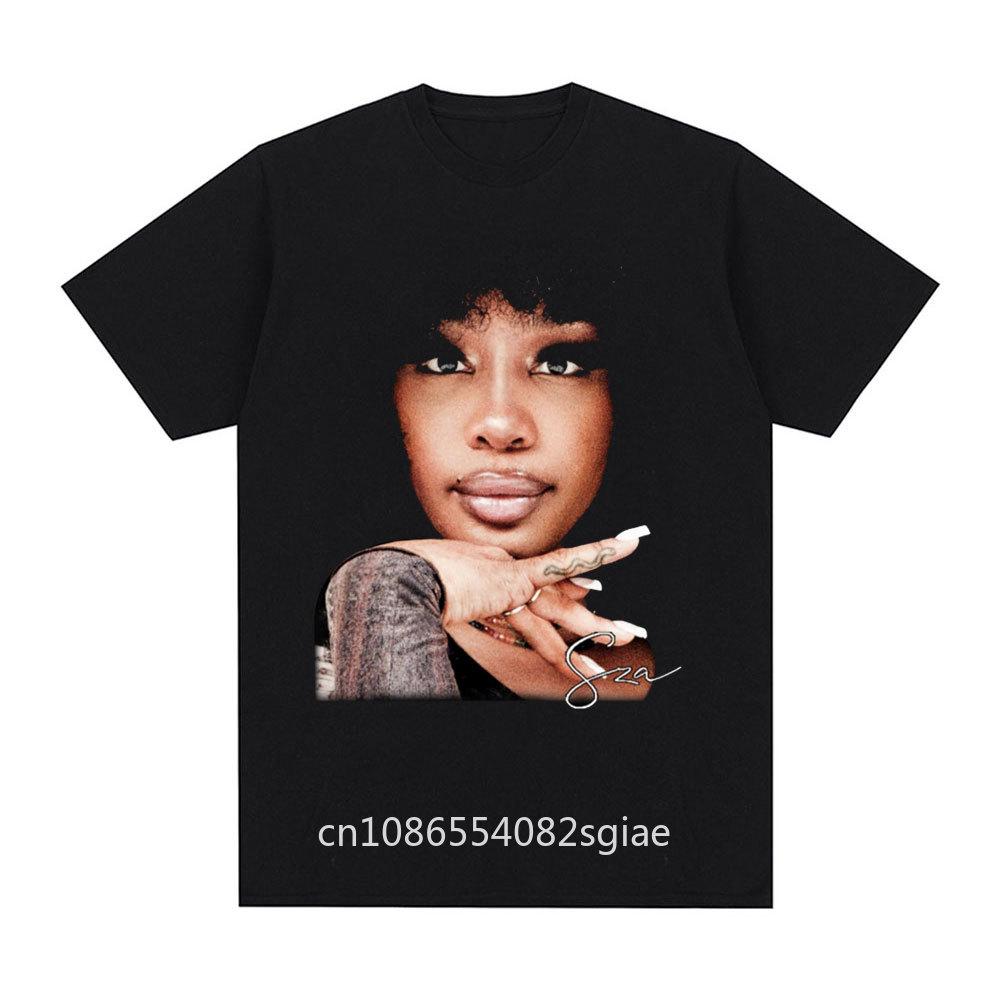 SZA Graphic T-shirts Clothing Fashion Hip Hop T-shirt Summer Cotton Casual Short Sleeve Oversized T Shirts Streetwear Unisex