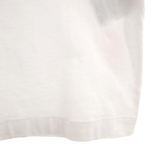 SEE BY CHLOE Logo Print Short Sleeve U Neck T-shirt 2 White Women Used
