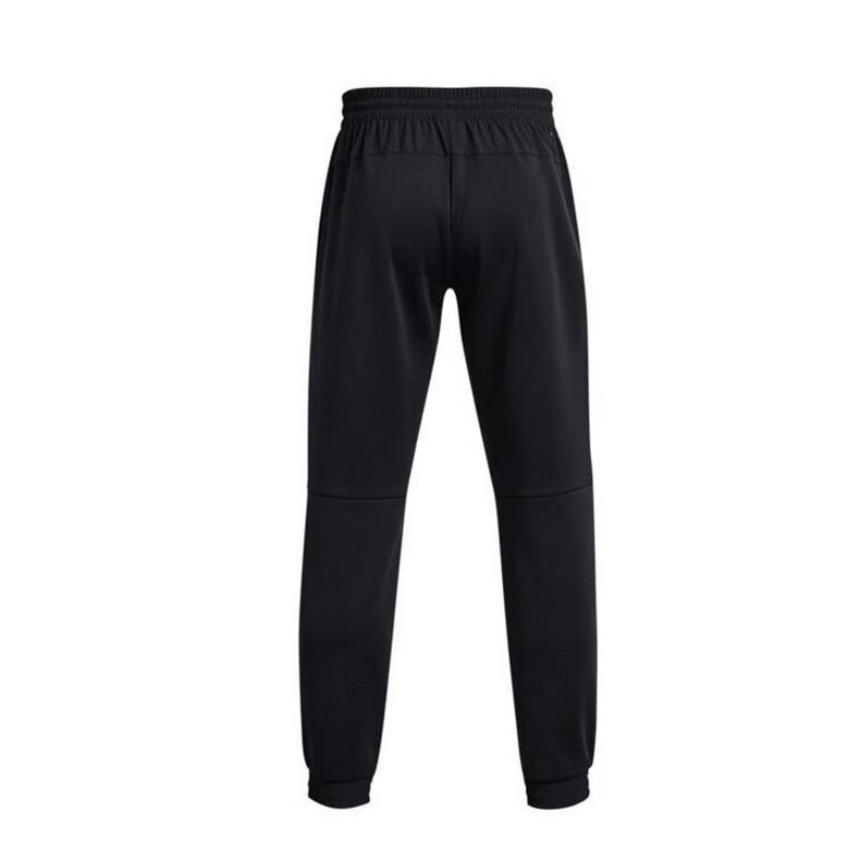Under Armour Unstoppable Solid Color Drawstring Cuffed Training Fleece Knit Pants Men pants Black 1382287-001