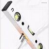 Magnetic Torpedo Level Tool 3 Vial Spirit Level Aluminum Shockproof High Visibility Bubble Leveler Durable Measuring Tool