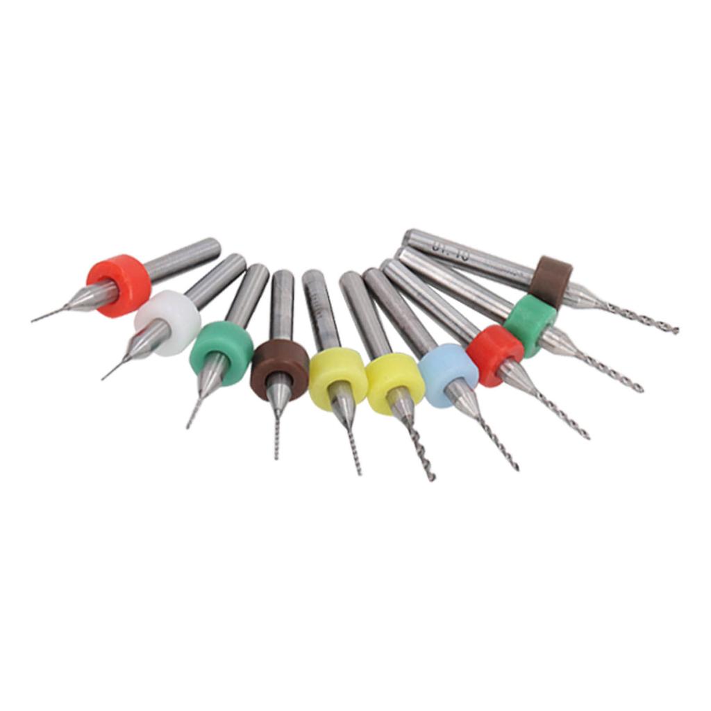 10 Pcs   Drill Bit Set 1Celsius8in Shank Tungsten Steel Strong Abrasion Resistance High Hardness Drill Bits