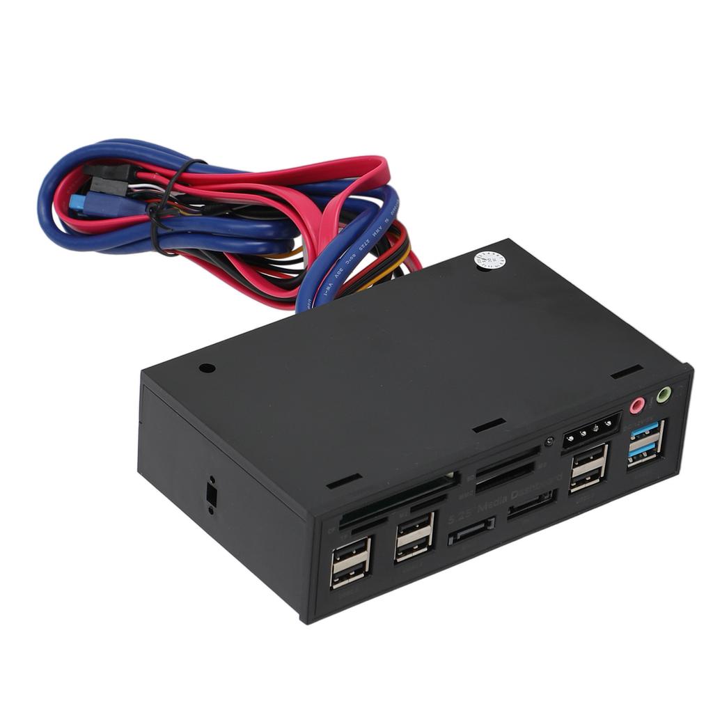 5,25" USB 3.0 SATA eSATA PC Frontpanel Medien-Dashboard Interner Kartenleser