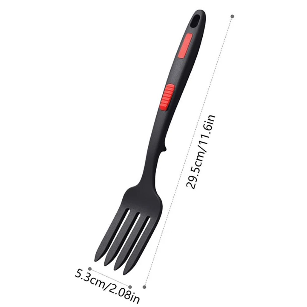Heat-Resistant Silicone Flexible Forks Food Grade Spaghetti Server Flatware  Fruit
