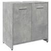 VidaXL Armoire lavabo de salle de bain gris béton 60x33x60 cm, meuble de lavabo, meuble sous vasque de salle de bain, meuble 856038
